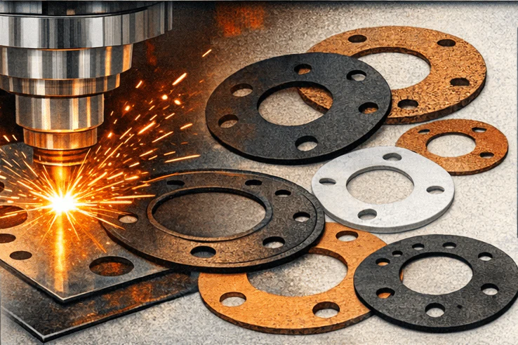 Laser cutting gaskets